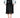 SHEER-HEM PU MIDI SKIRT