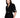 CONTRAST-BUTTON SHORT SLEEVE BLAZER