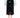 SHEER-HEM PU MIDI SKIRT